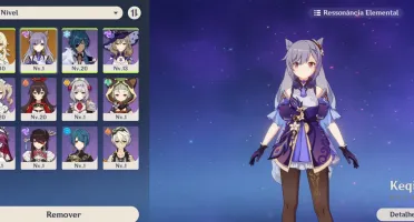 AR 16 Keqing + Lança de Jade Primitiva + garantido