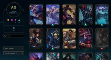 Conta League of Legends de 2015