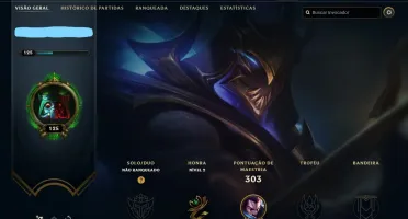 Conta League of Legends de 2015
