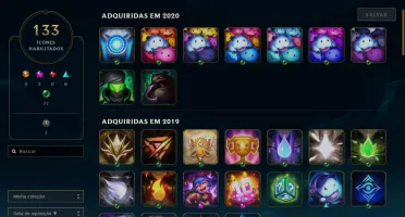 Conta League of Legends de 2015