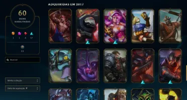 Conta League of Legends de 2015