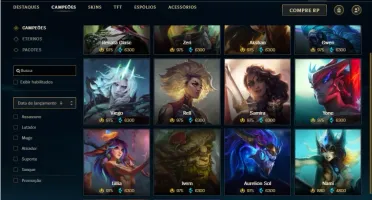 Conta bronze 1 com 145 Champs e 167 Skins + 2 Prestigios