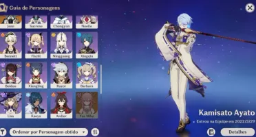 Conta Genshin Imapct, AR58, 15 personagens 5* e 5 armas 5*