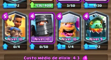 Conta Clash Royale 5000 troféus, 200k de ouro com mega bau!!
