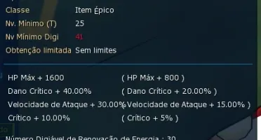 Conta Ladmo Omegamon Midgame