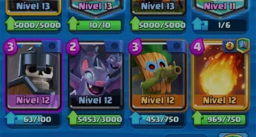 clash royale conta quase level 14