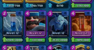 clash royale conta quase level 14