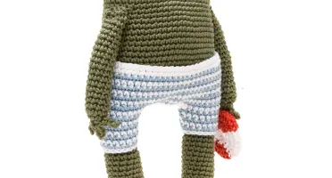 Sapo com Bóia Amigurumi