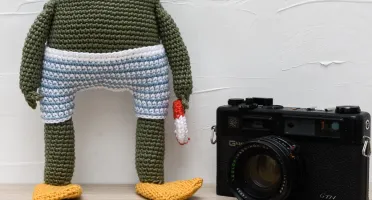 Sapo com Bóia Amigurumi