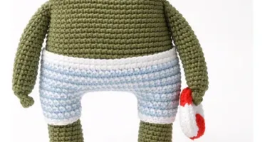 Sapo com Bóia Amigurumi