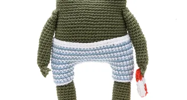 Sapo com Bóia Amigurumi