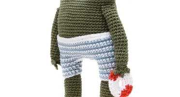 Sapo com Bóia Amigurumi