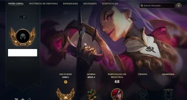 Conta com 1920 RP / Gold 1 / 50% de WR