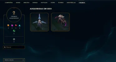Conta com 1920 RP / Gold 1 / 50% de WR