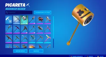 Conta Fortnite com skins raras e Galaxy e John Wick