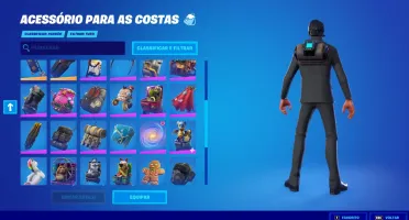 Conta Fortnite com skins raras e Galaxy e John Wick