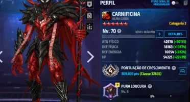 Conta Marvel future Fight