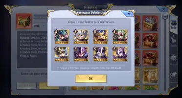 SAINT SEIYA AWAKENING - COM 1300 GEMAS AVANÇADAS E LIVROS