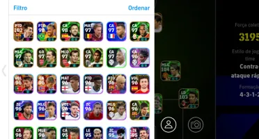 Conta efootball mobile