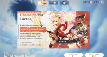 YOIMIYA + ARCO AMÓS, EULA + FISCHL C4 e KEQING