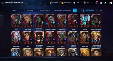 Conta Mff Vip 4 - Marvel Future Figth