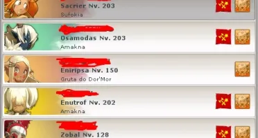 Conta de Wakfu com 3 chars 200
