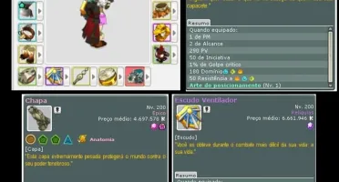 Conta de Wakfu com 3 chars 200