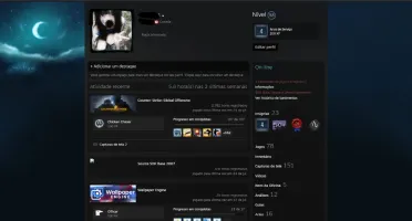 conta steam, nivel 51, 78, csgo prime medalha de 2019