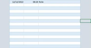 Planilha Excel: Calendário/Agenda Pessoal
