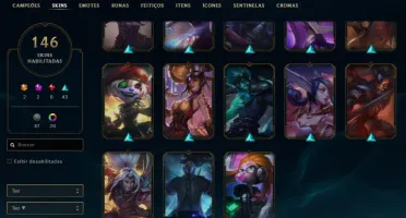 CONTA DE LOL COM 1300$ INVESTIDOS