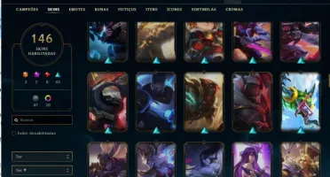 CONTA DE LOL COM 1300$ INVESTIDOS
