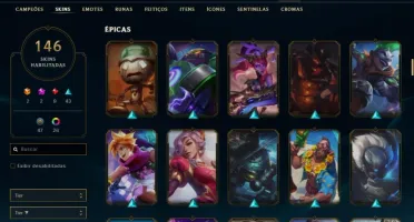 CONTA DE LOL COM 1300$ INVESTIDOS