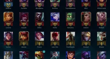 Conta lol com mais de 80 champs e quase 30 skins