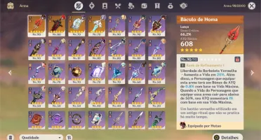 Ark 56 10 personagens 5* 4 armas 5*!