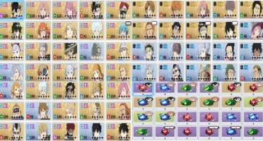 Black clover mobile!NV41,2Colar AtM/atak,60k+gem,21kstami