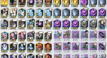 Black clover mobile!NV41,2Colar AtM/atak,60k+gem,21kstami