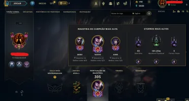 Conta League of Legends Full Acesso - 137 Champs e 89 Skins