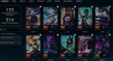 Conta Grão Mestre, League of Legends