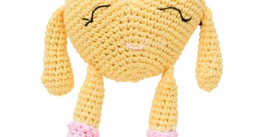 Coração com Flor em Crochê Amigurumi