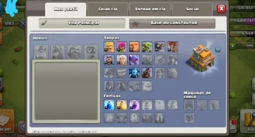 Clash of clans CV 7 baratinho