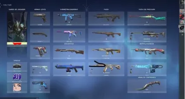 Conta VALORANT (1115 reais em skins!)