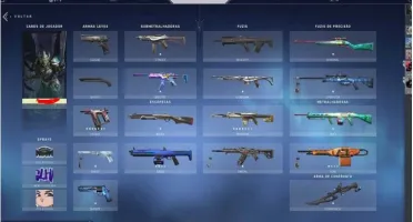 Conta VALORANT (1115 reais em skins!)