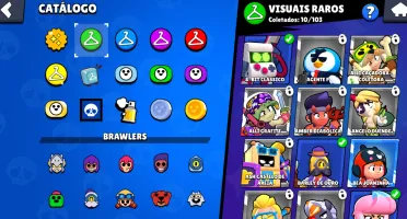 Conta brawl 6 lendários quase 7, Draco Eddie e algumas skins