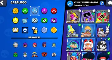 Conta brawl 6 lendários quase 7, Draco Eddie e algumas skins