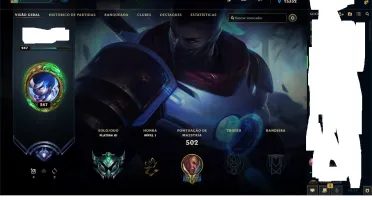 Conta de lol platina  143 skins