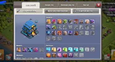 Conta Clash Of Clans Cv12 Top Full Acesso + 2 Skins