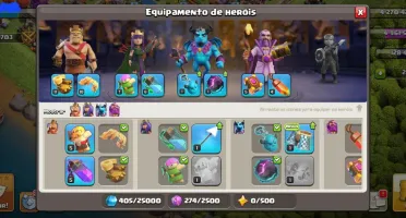 Conta Clash Of Clans Cv12 Top Full Acesso + 2 Skins