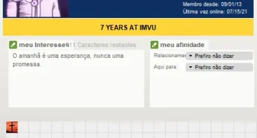 Conta IMVU AP+AGE+NOGUEST