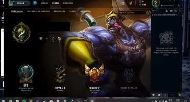 conta lol gold 5
