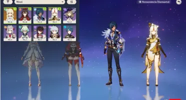 CONTAS GENSHIN IMPACT - AR7 - COM PERSONAGENS TIER 4